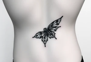 Lower side belly tattoo woman something unique tattoo idea