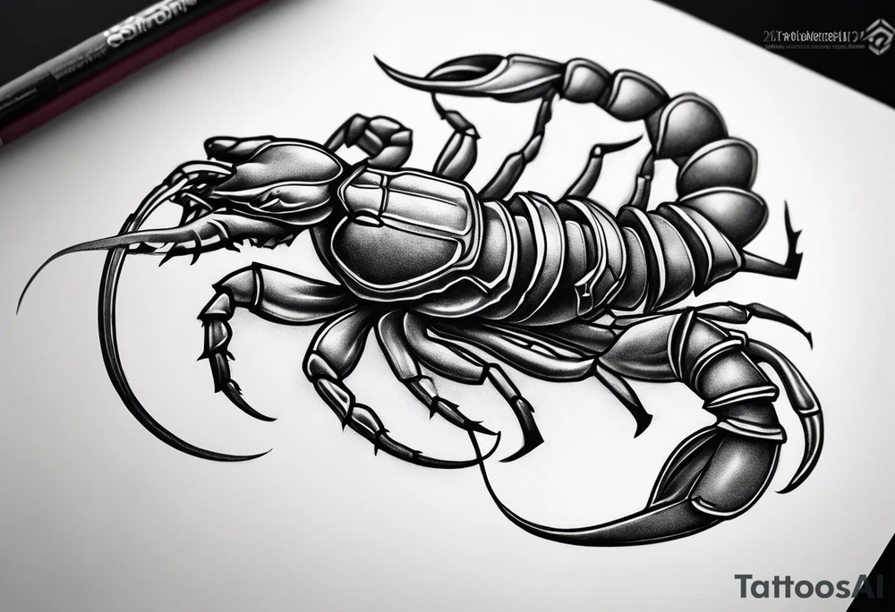 Scorpio tattoo idea