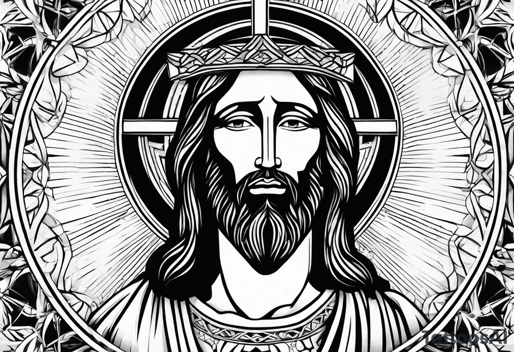 Jesus Christ tattoo idea