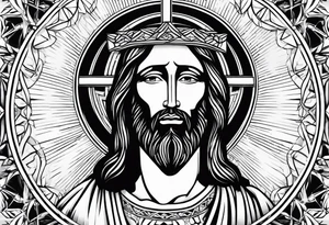 Jesus Christ tattoo idea