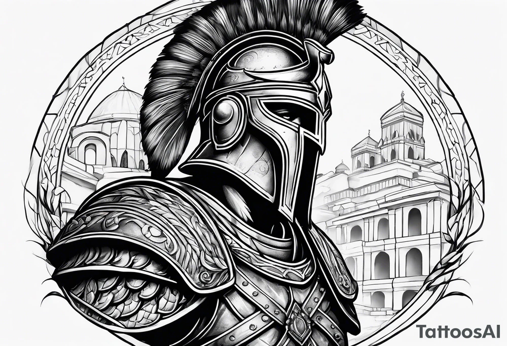 gladiator tattoo idea