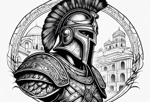 gladiator tattoo idea