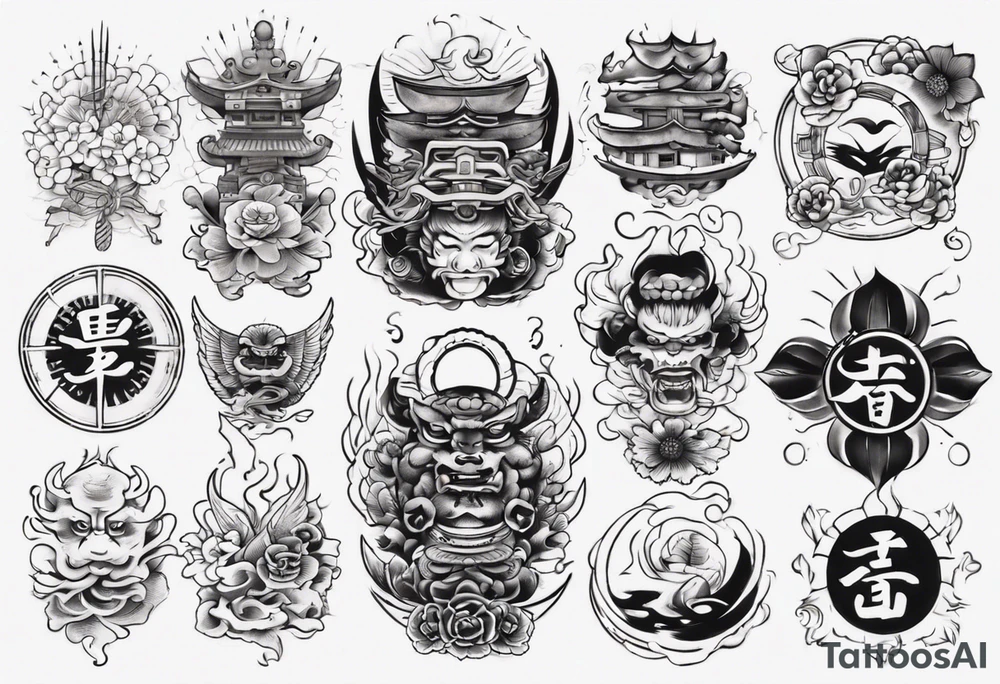 Japanese spiritual tattoo idea