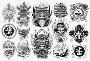 Japanese spiritual tattoo idea