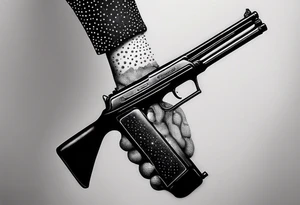 Anonymous with shotgun tattoo idea