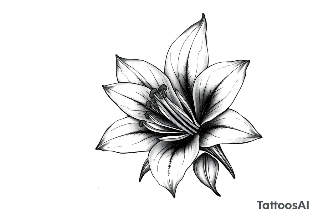 Calia Lily  flower tattoo idea