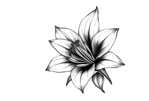 Calia Lily  flower tattoo idea