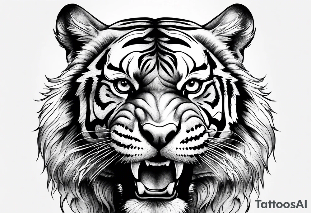 thai tiger tattoo idea