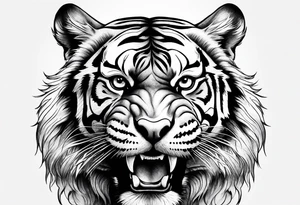 thai tiger tattoo idea