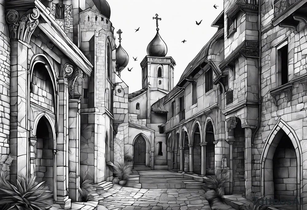 Siege of Acre tattoo idea