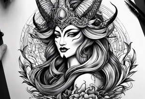 Anonymous capricorn tattoo idea