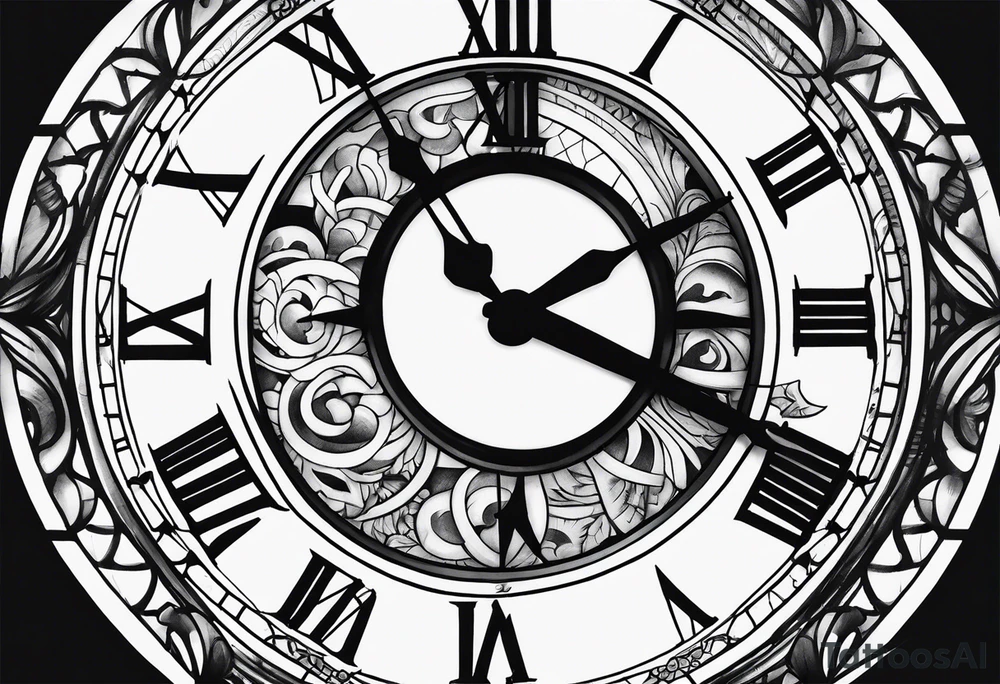 Clock tattoo idea