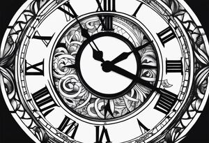 Clock tattoo idea