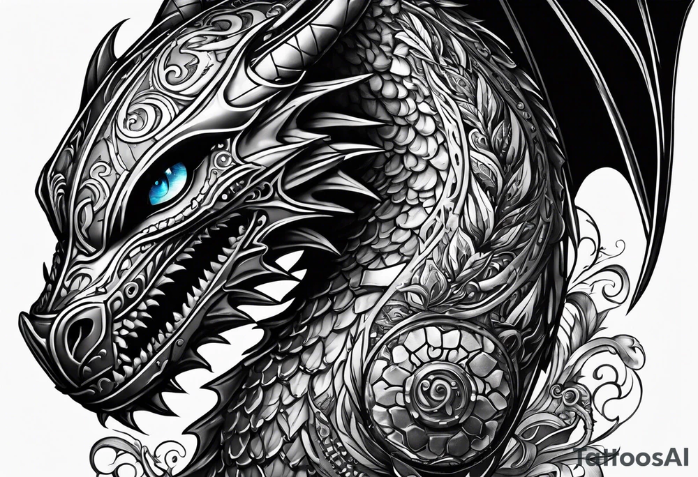 the tv show how to train your dragon tattoo idea