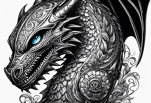 the tv show how to train your dragon tattoo idea