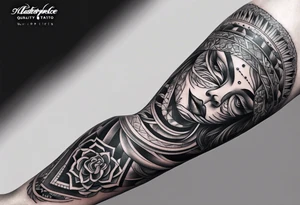 Full leg tattoo design tattoo idea