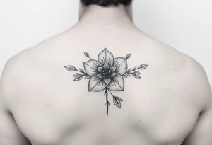 January December july birth Flower tattoo idea