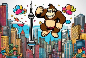 CN Tower; Donkey Kong tattoo idea