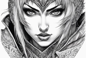 Berserk gothic art tattoo idea