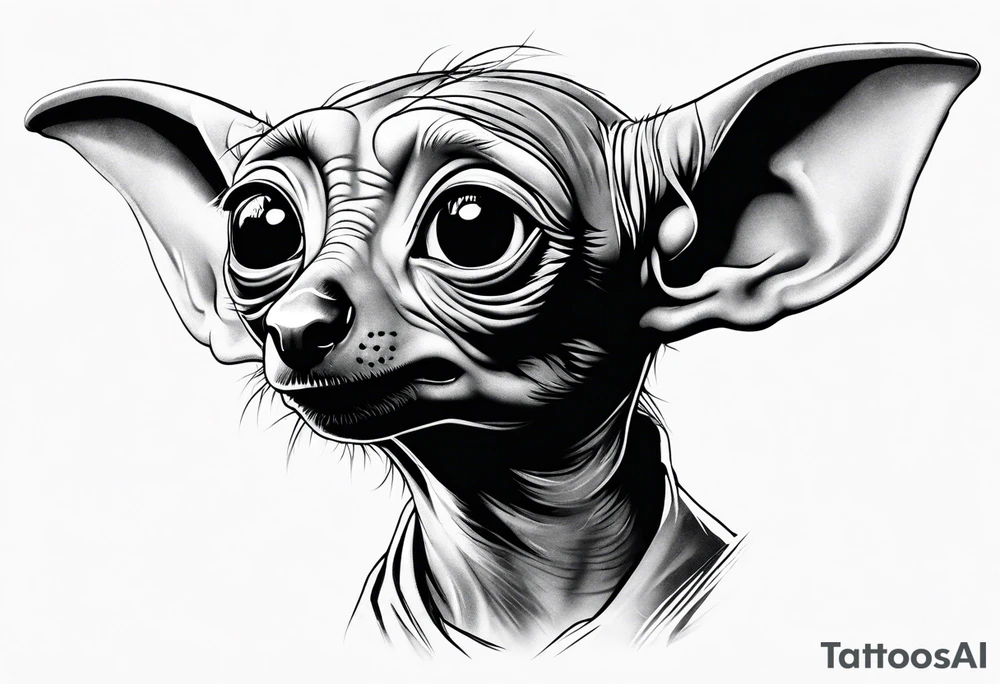 Dobby from harry potter tattoo idea