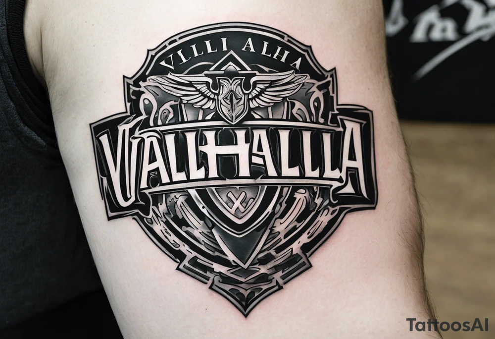 Valhalla military tattoo idea