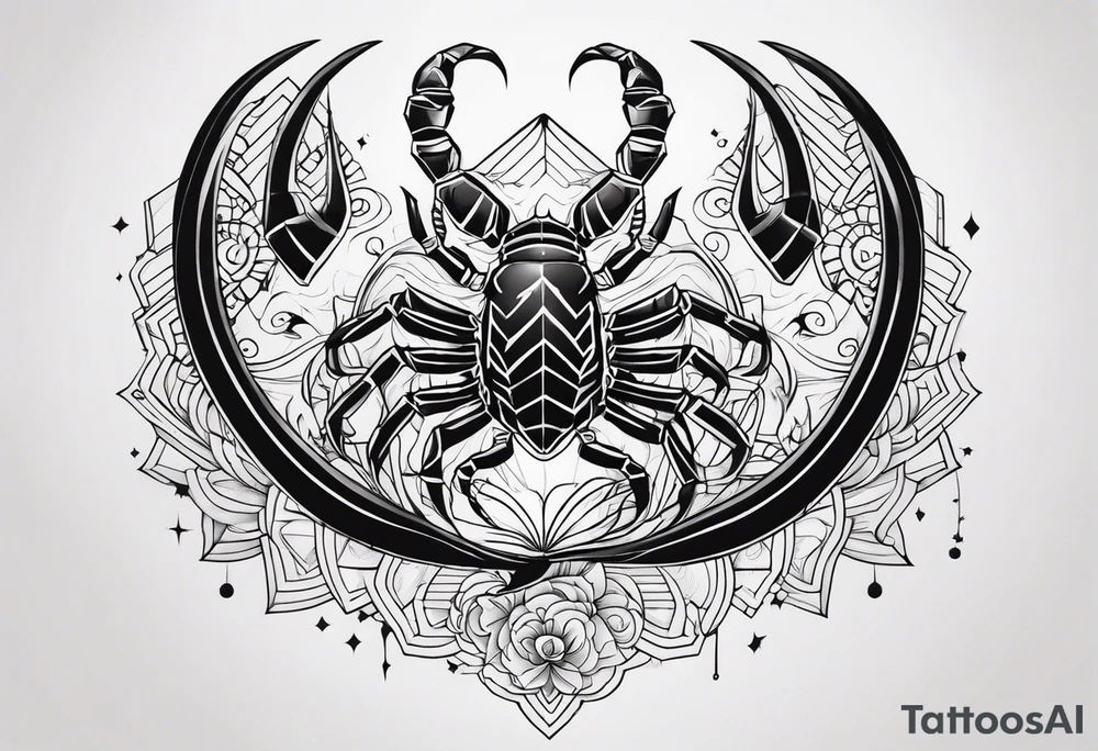 scorpio tattoo idea