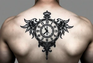 Timeclock Gemini tattoo idea
