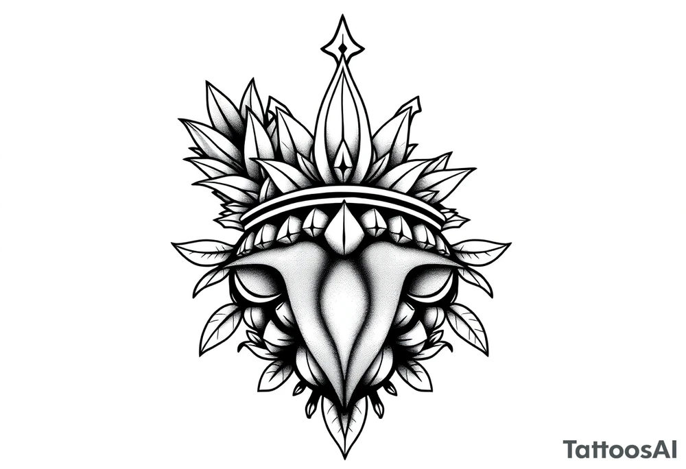 Majestic ,crown pineapple top ,vagina and anus tattoo idea