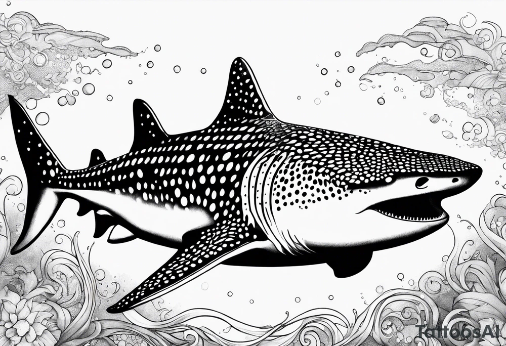 whale shark tattoo idea