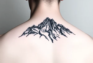 tre cime dolomites tattoo idea