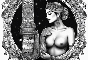 mindfulness chokra arm tattoo idea