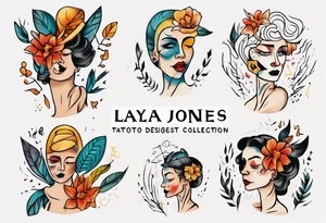 Script font 
Layla Jones tattoo idea