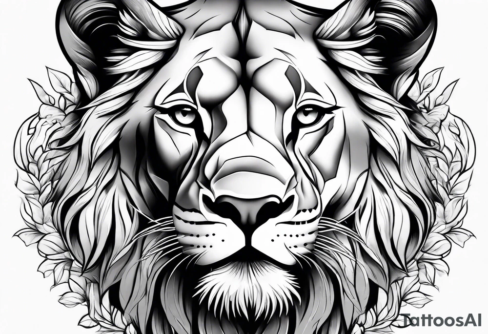 Lioness tattoo idea