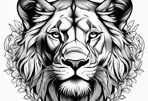 Lioness tattoo idea