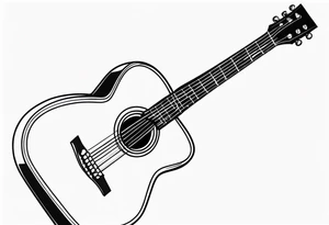 Acoustic Guitar Strings tattoo idea