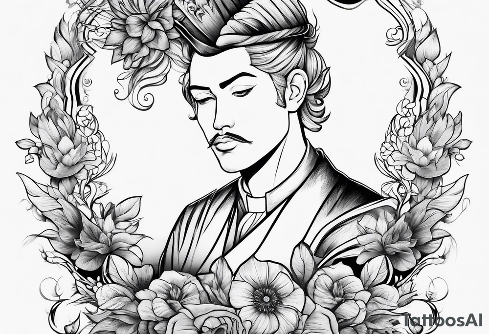 a man tattoo idea