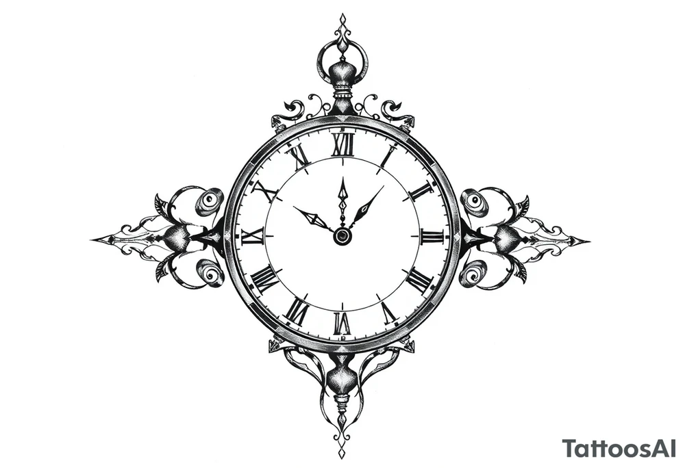 Clock tattoos for arm tattoo idea