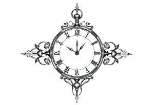 Clock tattoos for arm tattoo idea
