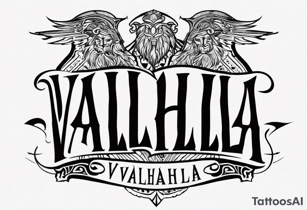 Valhalla tattoo idea