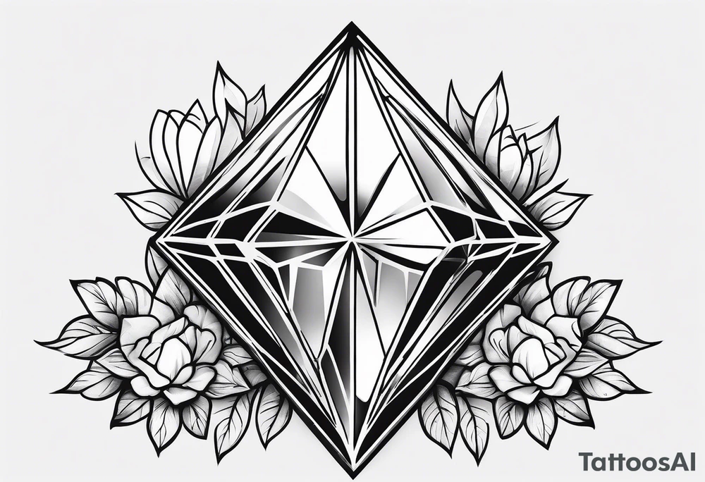 diamond tattoo idea