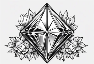 diamond tattoo idea