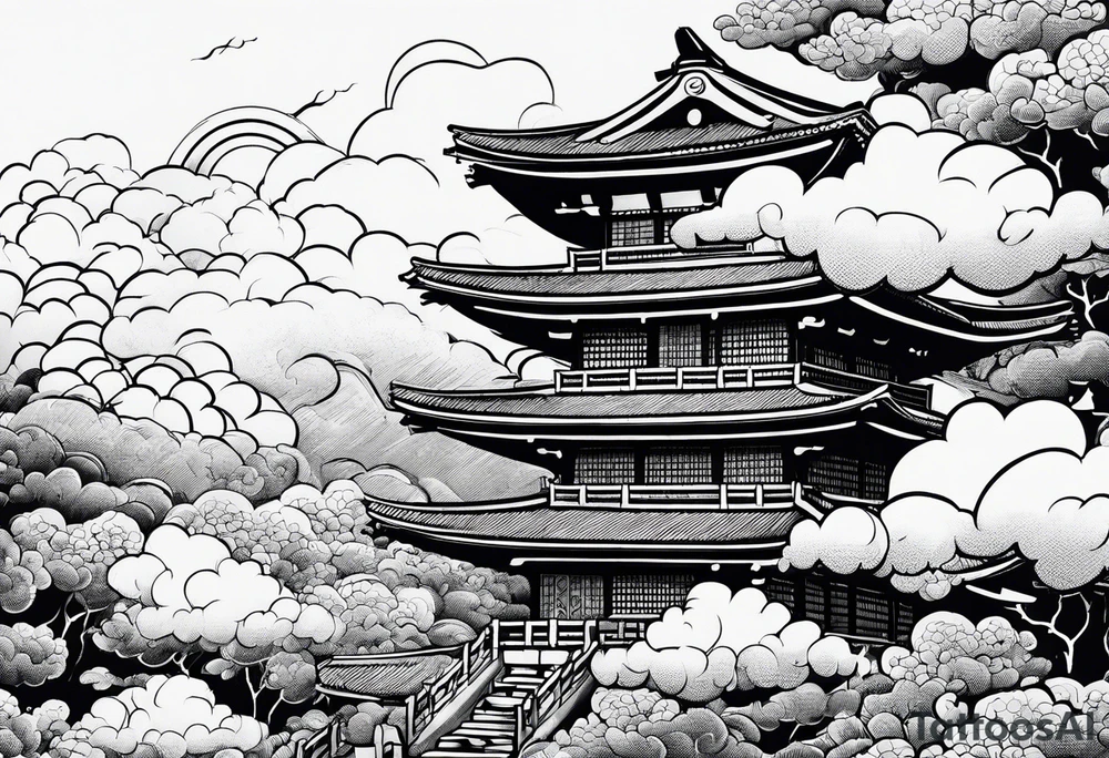 clouds, granular tattoo idea