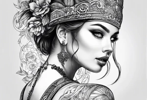 I want to ratio the number 1.23 tattoo idea
