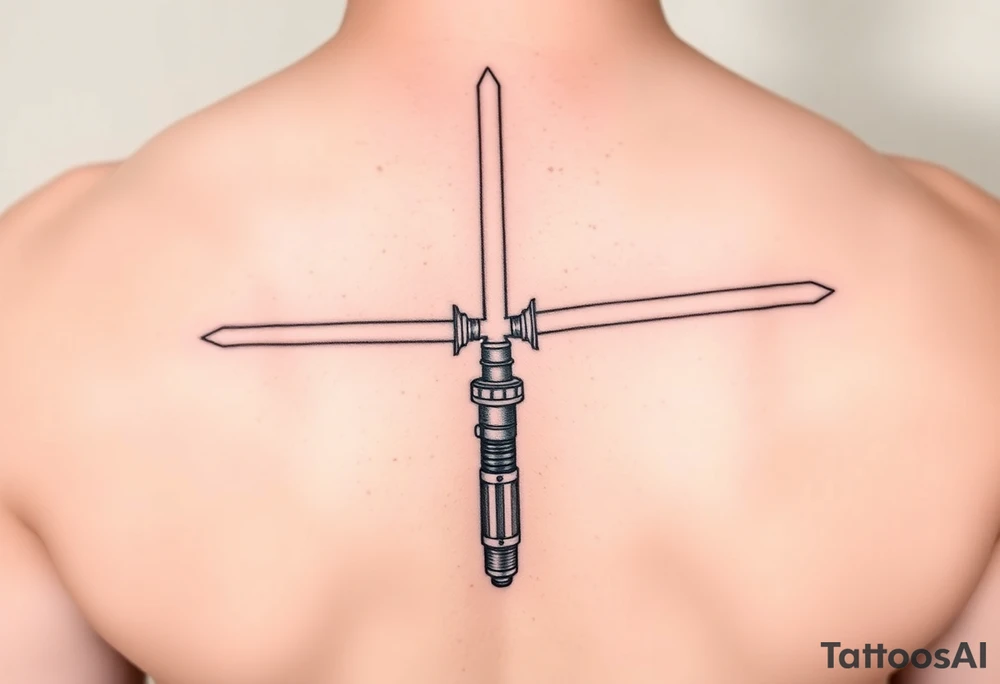 anakin skywalker lightsaber tattoo idea