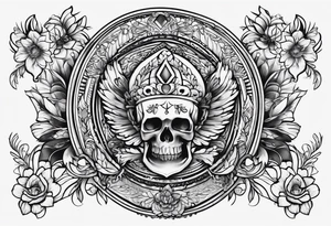 Russian design tattoo idea