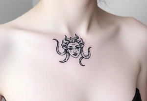 Small Medusa tattoo idea