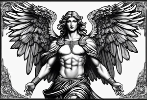 Archangel raphael tattoo idea