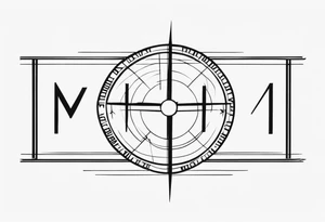 March 15 2010 in roman numerals tattoo idea