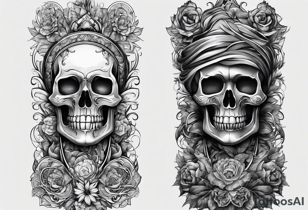 the word reason in vertical tattoo idea