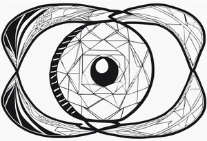 gemstone snake crystal body tattoo idea